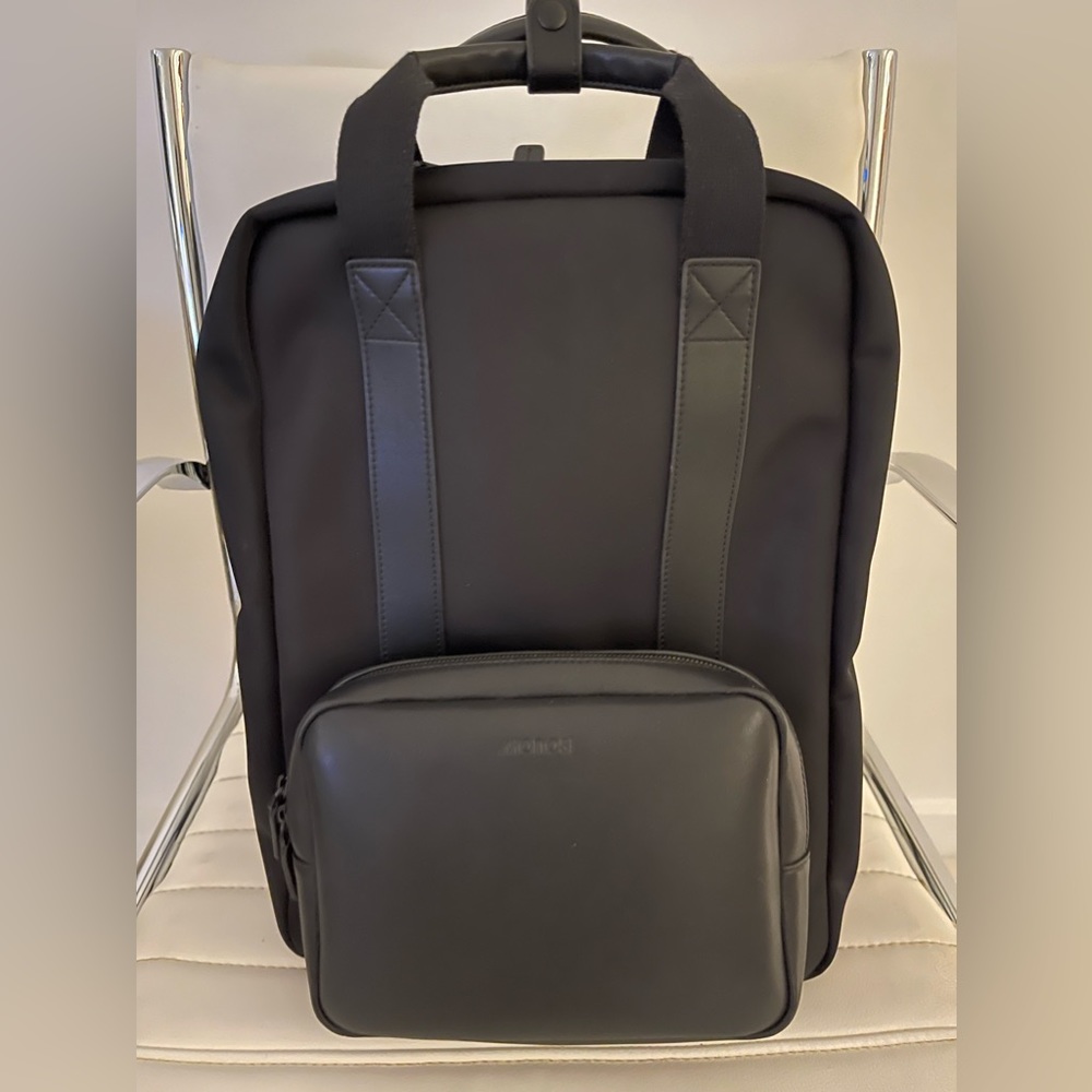 COPY - MONOS: Metro Backpack- (Used Once)in Black. Original price $200 plus tax.